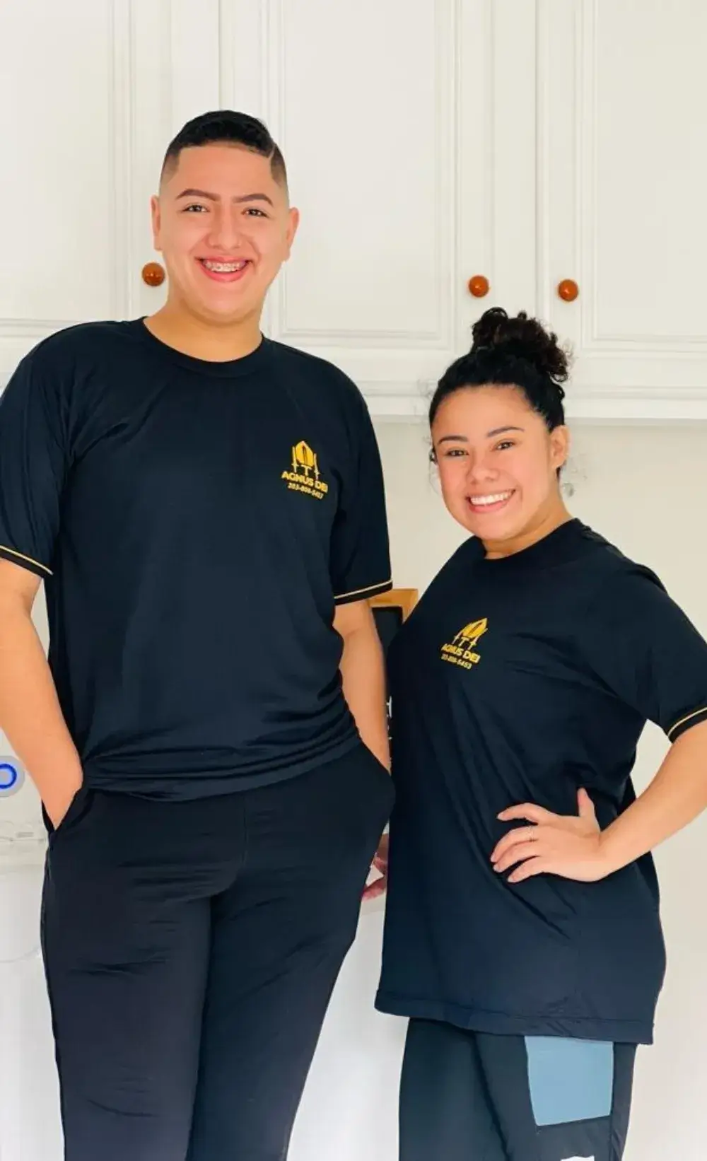 Agnus Dei Cleaning team members delivering commercial cleaning in Connecticut