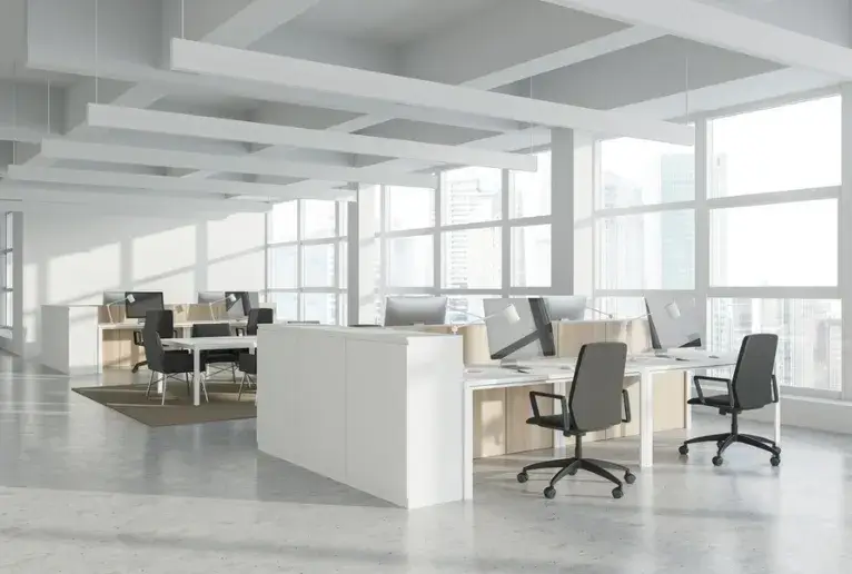 Modern office space cleaned by Agnus Dei — commercial cleaning in Connecticut